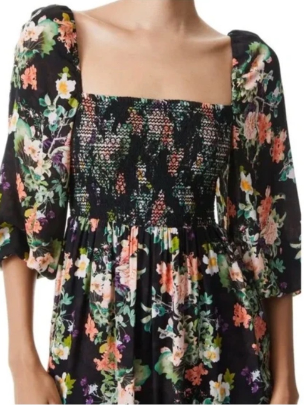 ALICE + OLIVIA FLORAL MINI DRESS  SIZE 8